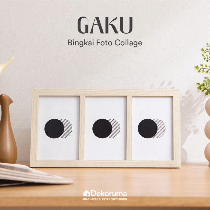 Dekoruma gaku bingkai foto kolase ukuran 3 x 4 r lazada indonesia