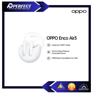OPPO Enco Air3 True Wireless Earbuds l HiFi 5 DSP | DNN Noise Cancellation l 25 hours