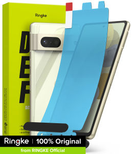 Ringke Dual Easy Film [2 Pack] for Google Pixel 7 Screen Protector Full Coverage High Resolution Easy Application Case Friendly Screen Film