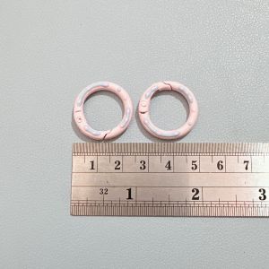 ตะขอกลม ห่วงโลหะกลมห้อยพวงกุญแจ อะไหล่เสริมอเนกประสงค์ 24 มิล