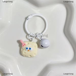 [COD] Laogeliang Dễ thương phim hoạt hình pho mát keychain sáng tạo đáng yêu Túi Mặt dây chuyền Keyring cô gái schoolbag trang trí cho tình bạn Quà Tặng