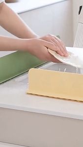 SK Silicone Sink Baffle Splash Guard Kitchen Supplies Oil-Proof Water Baffle Easy Installation 1Pc