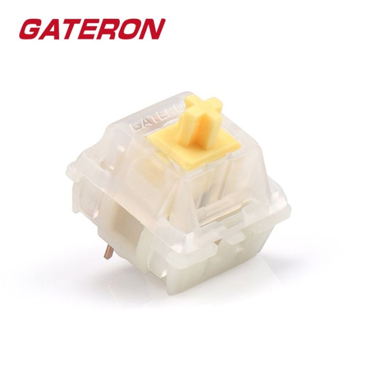 Gateron cap V2 Sữa màu vàng Bàn phím thiết bị chuyển mạch RGB LED tuyến ...