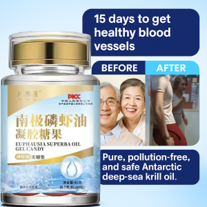 Krill Oil Astaxanthin Tablets Care For Vascular Health Improve Blood Circulation Health Care Supplements