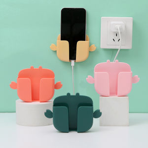 (พร้อมส่ง)ชั้นวางโทรศัพท์มือถือติดผนัง กล่องเก็บรีโมทคอนโทรลติดผนังไม่เจาะผนัง ที่วางสำหรับชาร์จมือถือ กล่องวางโทรศัพท์