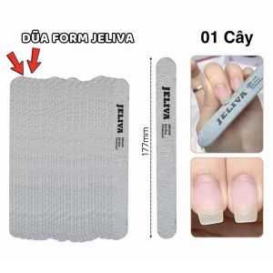 1 dũa mỏng JELIVA chính hãng làm móng nail (1 cây dũa)