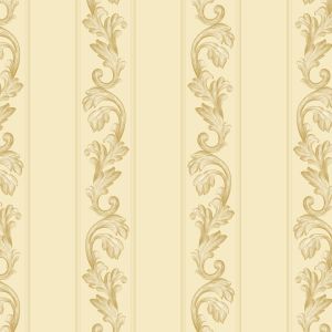 Wallpaper Dinding Salur Batik Emas Terbaru 2022 Mewah Bergliter Ukuran 53cm x 10m Bahan Vinyl