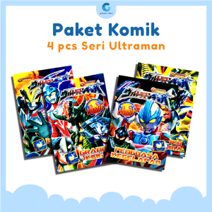 Paket Buku Komik Seri Ultraman Bonus 3in1 Seri Ultraman