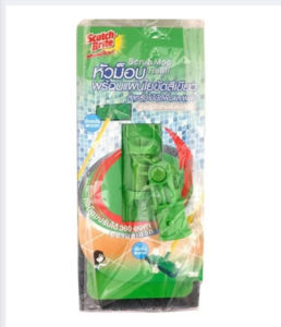 สก๊อตช์-ไบรต์ ไม้ขัดพื้นและผนัง พร้อมใยขัดสีเขียว