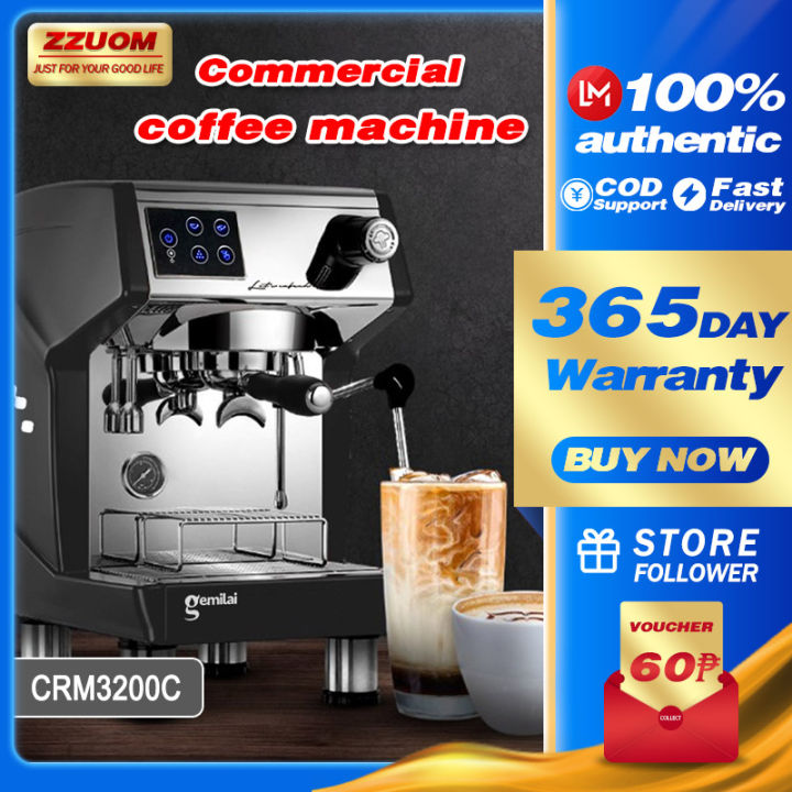 ZZUOM Commercial Coffee Machine Gemilai CRM3200H/3200D Professional ...