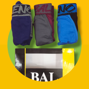 Baleno Original Underwear 3 in 1 Pack BL25-06 Assorted Color Brief for Men