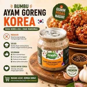Bumbu Ayam Goreng Korea HALAL Bumbu Ayam Goreng Anti Ribet Bumbu Ayam Goreng Korea NON MSG