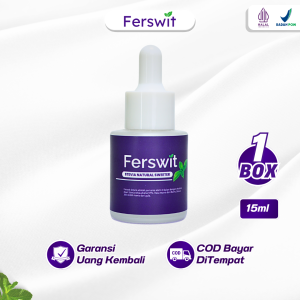 Ferswit Stevia Gula Alami 100% Original Dari Daun Stevia 300X Lebih Manis 15ml