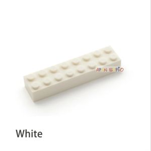100pcs 2x8 Dot DIY Building Blocks Thick Educational Creative Toys for Children Figures Plastic Bricks Size Compatible With 30072026