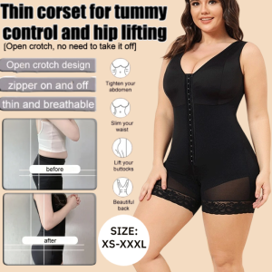 Thin Corset For Tummy Control And Hip Lifting Open Crotch Close-Fitting and Slim-Fitting Girdle Corset Top