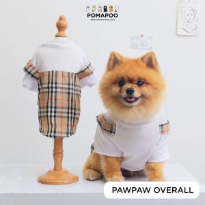 Pawpaw Overall Tee dan Dress - Overall Kucing dan Overall Anjing POMAPOO Premium Berkualitas