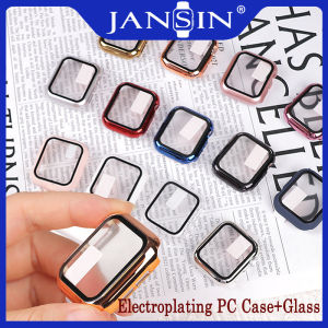 Glass+Cover compatible with Apple Watch case iwatch series 8 7 6 SE 5 4 3 2 1 Ultra 49mm 41mm 45mm 44mm 40mm 42mm 38mm Watch Accessorie Screen Protector Case applewatch protective case