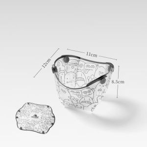 Mangkok Kotak Tempat Makan Lipat Portabel Tahan Panas Alat Makan Camping Peralatan Makan Lipat