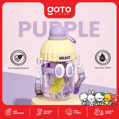 Goto Tinky Botol Minum Anak Lucu Water Bottle Sedotan BPA Free 500ML