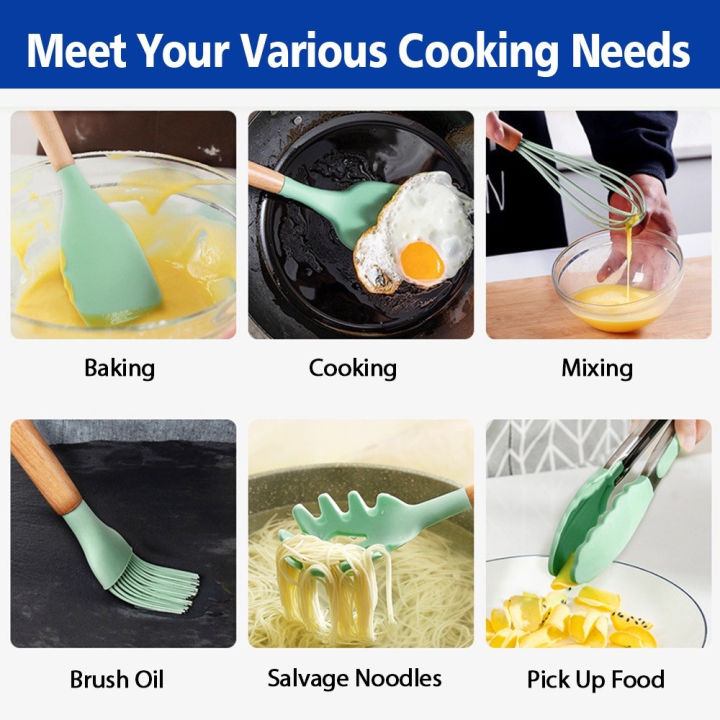 Wooden%20Handle%20Silicone%20Kitchenware%20Set%2019-piece%20Cooking%20Spatula%20Colorful%20Non-stick%20Chef's%20Cooking%20Tools%20Set%20-%20Heat-resistant%20Nonstick%20Utensils%20Kitchen%20-%20Image%206