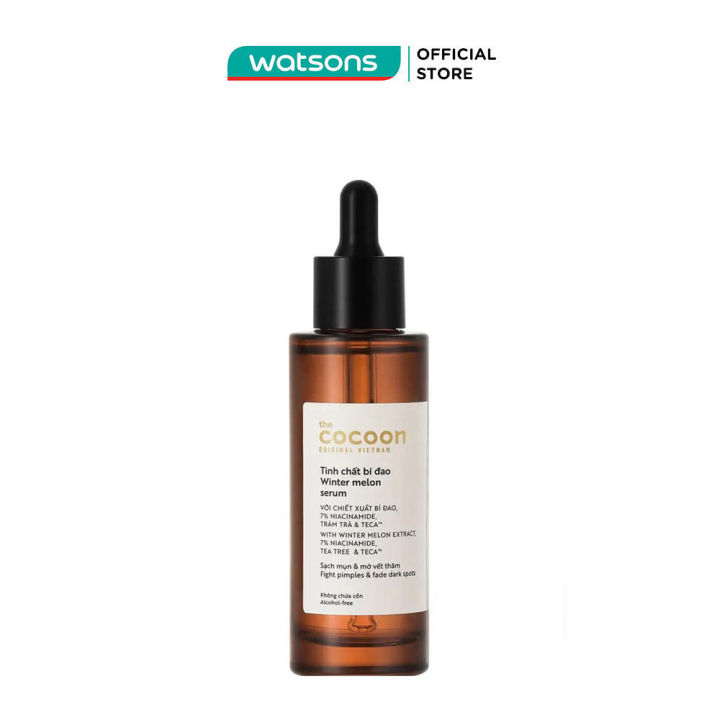 Tinh chất Bí Đao Cocoon Winter Melon Serum Sạch Mụn Và Mờ Thâm 70ml