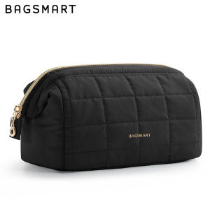 Makeup Bag Travel Toiletry Bag Puffy Padded Make Up Bags for Women Makeup Organizer Case Travel Essentials Toiletries Accessories