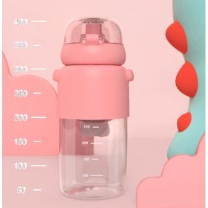 BARU BOTOL MINUM SEDOTAN ANAK 600ML KARAKTER ANIMAL TOMOR BAHAN TRITAN BPA FREE