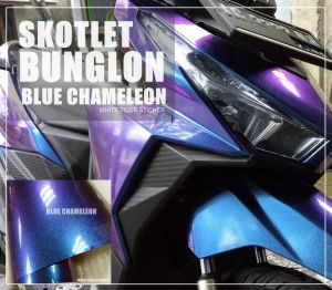SKOTLET STIKER MOTOR BUNGLON CHAMELEON PREMIUM SKOTLET STIKER MOTOR BUNGLON SCOTLITE BUNGLON HARGA PROMO BISA COD