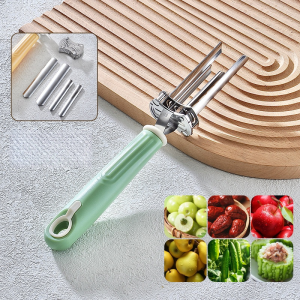 Home kitchen adjustable fruit pitter pear red date corer pitter water stainless steel utensils