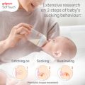 Pigeon Official- New and Improved Wideneck PP Feeding Bottle 240ml, medium flow, 2pcs in a box, no nipple confusion, anti-colic. 