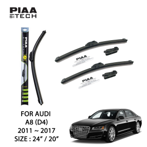 Audi A8 D4 PIAA Si-Tech Silicone Wiper (26" / 21")