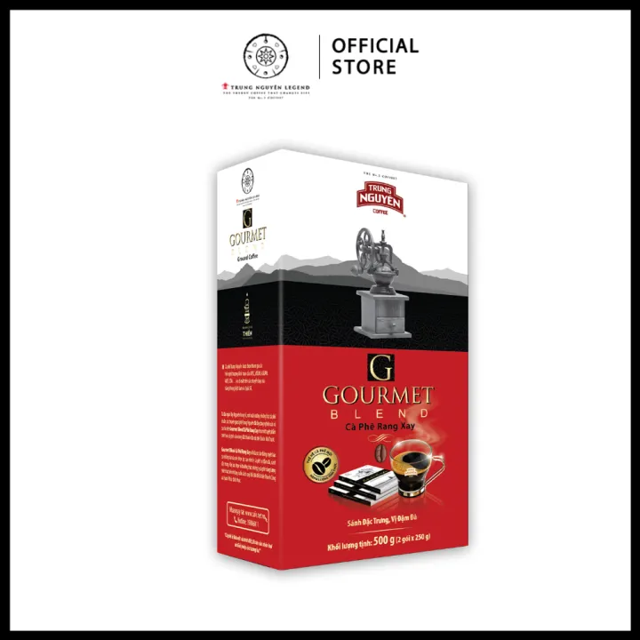 Trung Nguyên Legend - Cà phê rang xay Gourmet Blend - Hộp 500gr