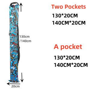 Fishing Rod Bag Protection Bag Portable Fishing Rod Storage Bag Waterproof Foldable Fishing Gear