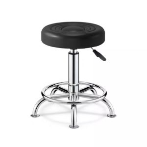 INTER HOME เก้าอี้สำนักงาน เก้าอี้ร้านเสริมสวย หมุนได้ ปรับระดับได้ มีที่พิงหลัง