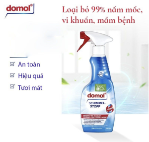 Chai xịt tẩy nấm mốc loại bỏ 99% vi khuẩn Domol 500ml
