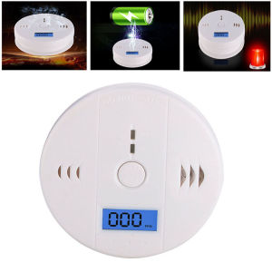 [Ready Stock]Carbon Monoxide Alarm CO Smoke Sensor Honeycomb Sound Warning Detector With LCD