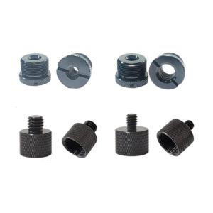 8Pcs Microphone Stand Adapter Microphone Thread Adapter 5/8 to 1/4 to 3/8 Screw Adapter Thread for Microphone Stand