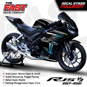 TERBARU COD STIKER Decal R15 V3 MATRIX GRAFIS Full Body Keren Stiker R15 V3 Full Body Keren Striping R15 V3 Terbaru GRAFIS MATRIX HITAM LIS VARIASI FULLBODY R15 V3 STIKER R15V3 FULLBLOK GRAFIS MATRIX HITAM