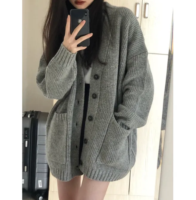 Cardigan hot sale korean fashion