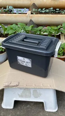 BOX CONTAINER 21 LITER - Kontainer Box Plastik / Container Box HITAM PUMA