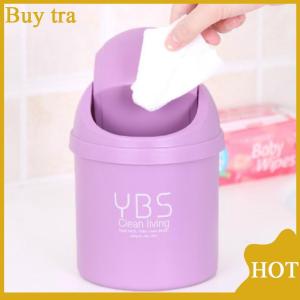 [Buytra] Desktop Mini Waste Bin Small Trash Can Household With Bins Desk Storage