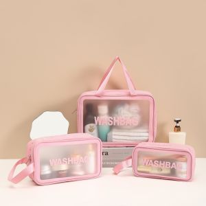 SET 3 Túi đựng mỹ phẩm đồ du lịch WASHBAG HÀNG CAO CẤP ( S + M + L )
