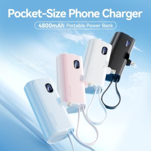 LED Display 4800mAh  22.5W Foldable Lightning Type for 17 pro max/Watch/Headset