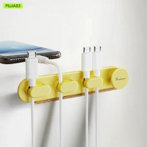 【E-WOITD】 Cáp dữ liệu tổ chức Silicone sạc Hub tự dính quanh co thiết bị lưu trữ máy tính để bàn và cố định quanh co thiết bị chủ