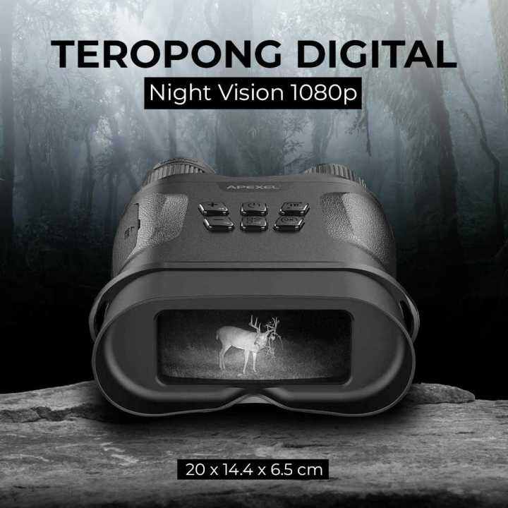 APEXEL Teropong Telescope Digital Night Vision 1080P - APL-NV008 ...