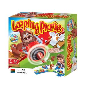 Rotating Airplane Chicken Stealing Game Eagle Catching Chicks Multiplayer Interactive Tabletop Game Loop Airplane Game2026
