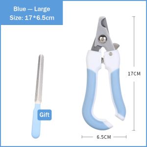 INCA Pet Dog Cat Stainless Nail Clipper with Nail File Tool Rabbit Nail Cutter Small and Large Size