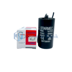 Kapasitor Mesin Cuci 2 Kabel 4uF 5uF 6uF 8uF 10uF 11uF 450VAC 50/60 VAC