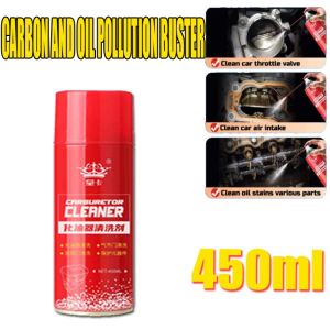 450ml High Quality Car & Motorcycle Motosikal Throttle Body / Carburetor & Choke Cleaner Injector Cleaner Spray 化油器清洁剂