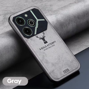 Promo Case Deer Pova 6 / Pova 6 Pro 5G Terbaru Softcase Cloth Jeans Slim Armor